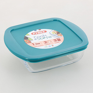 Форма для запекания 1л 20x17x6см PYREX Cook&Store с крышкой стекло 000000000001088910