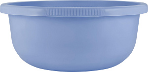 Таз Plast Team, круглый, туманно-голубой, 9,5л, 350х350х153мм PT1151ТГ-5 000000000001202057