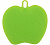 Щетка силиконовая 11x11см МУЛЬТИДОМ Вкусное яблоко для мытья посуды овощей и фруктов. Силикон 000000000001209472