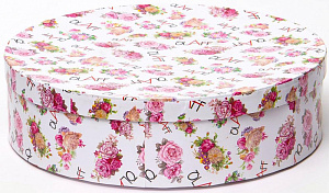 Набор чайный фарфор 12шт (6 чашек 220мл + 6 блюдец) подарочная упаковка Флора Пастель Olaff 124-01167 000000000001200546