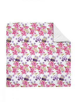 Комплект постельного белья БЯЗЬ 100%хб 1,5 спальный (1 наволочка70х70+1 пододеяльник215х145+1 простыня215х150) Агата розовая C020070 000000000001199401