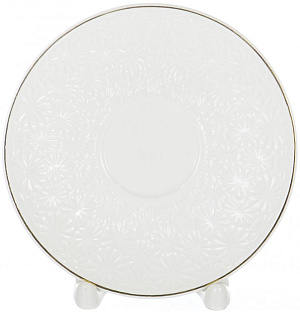 Набор чайный(12)6 чашек220мл+6 блюдец,пд/уп,бел.с золотом,101-01001 000000000001177532