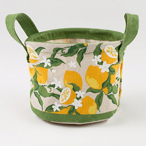 Корзинка Лимоны, 14х12 см 000000000001185548