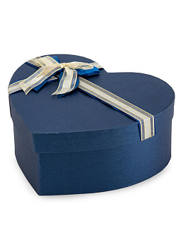 Подарочная коробка 31х28х13см СЕРДЦЕ микс картон 000000000001229195