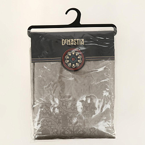 Скатерть 140x200см DE'NASTIA Талисман светло-коричневый полиэстер 000000000001202428