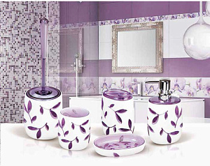 TATKRAFT Дозатор для жидкого мыла IMMANUEL OLIVE VIOLET 12073 000000000001091407