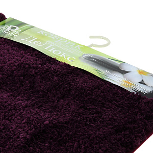 Коврик для ванны DE'NASTIA 50х80см черника микрофибра M000018 000000000001107546