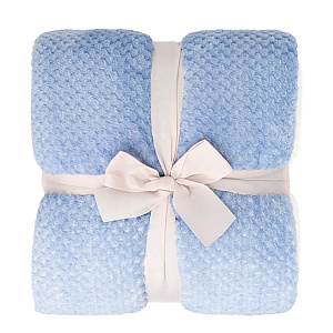 Плед 200х220см LUCKY Градиент синий полиэстер 000000000001213564