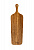 Доска универсальная 51x16x2см DE'NASTIA прямоугольная узкая с ручкой светло-коричневый дерево акация 000000000001216967