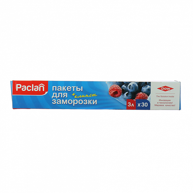 Пакеты для замораживания Paclan, 3л, 25?32 см, 30 шт. 000000000001016226