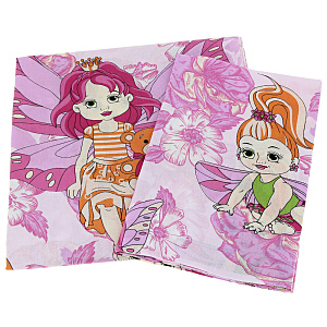 Комплект постельного белья 1,5-спальный Сладкие сны Феи 100%хлопок поплин 110гр/м рисунок 1658 000000000001176746