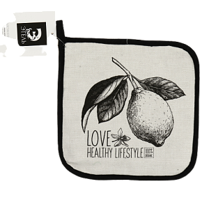 Прихватка 19х19см Love healthy 100% хлопок саржа ватин 250г/м2 4523414 000000000001203305