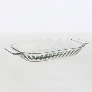 Блюдо сервировочное 24х17см SHELL иранское стекло 000000000001209541