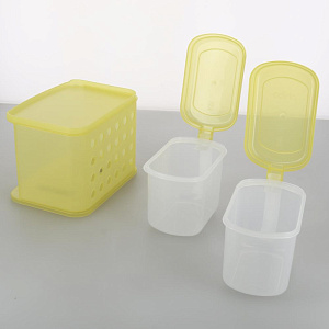 Емкости для сыпучих продуктов с подставкой 0,7л* 2шт 4312587 000000000001057074