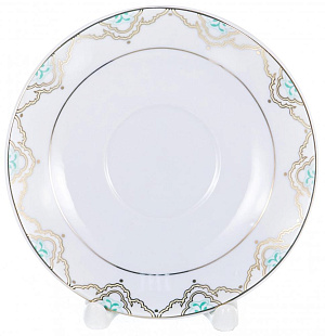 Набор чайный фарфор 12шт 6 чашек 220мл+6 блюдец квадратная подарочная упаковка ВЕСНА GUTERWAHL 158-16010 000000000001193926