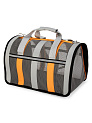 Pet carrier, 41*27*25cm, Oxford cloth, Оранжевый и голубой 000000000001231151