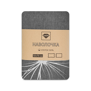 Наволочки 50х70см 2шт LUCKY принт в ассортименте поплин хлопок 100% 000000000001221115