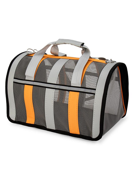 Pet carrier, 41*27*25cm, Oxford cloth, Оранжевый и голубой 000000000001231151