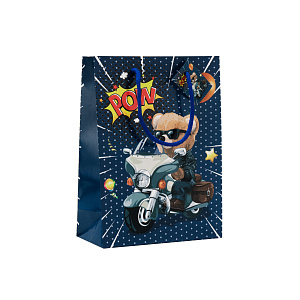 Пакет подарочный Bear 17,5х24х8см 000000000001222103