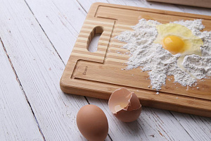 Доска разделочная BRAVO полосатая с желобом 36*27*1,8см бамбук 124 000000000001162212