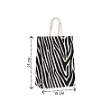 Пакет подарочный Zebra 21х15х8см 000000000001222097