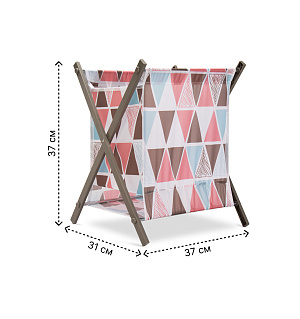 Контейнер 37х31х37см LUCKY универсальный цветной тканный 000000000001222579