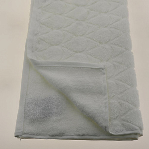 Полотенце 70х140см CLEANELLY Лакрима махровое плотность 460гр/м белый 100% хлопок ПЦ761-4135 000000000001198659