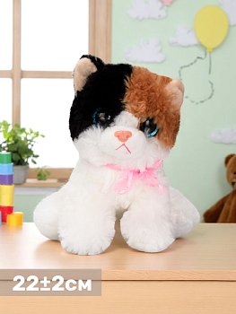 Игрушка мягкая 22±2см кошечка в ассортименте полиэстер 000000000001224827