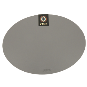 Салфетка сервировочная 45х32см DE'NASTIA овал двусторонняя серый/розовый ПВХ 000000000001207475