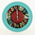 Часы настенные П6-16-27 Калейдоскоп в бирюзовом 000000000001158291