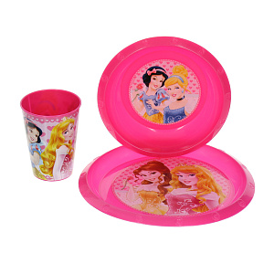 Набор посуды Принцессы Disney, 3 предмета 000000000001127680