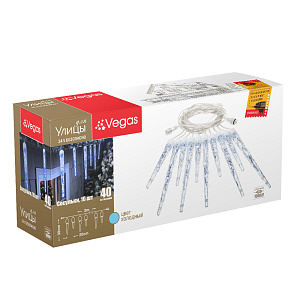 Электрогирлянда 10шт VEGAS 40LED/24V цвет холодный 000000000001162620