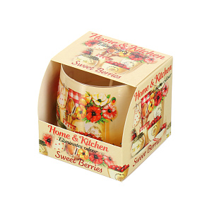 Ароматизированная свеча в стакане Домашний уют Bartek, 80?75 см 000000000001144974