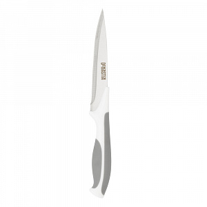 Нож универсальный 12см DE'NASTIA серый нержавеющая сталь/пластик/термопластичная резина 000000000001211437