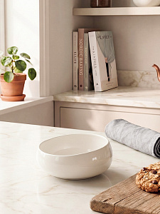 Салатник 13см 420мл DE'NASTIA Moon белый фарфор 000000000001231330