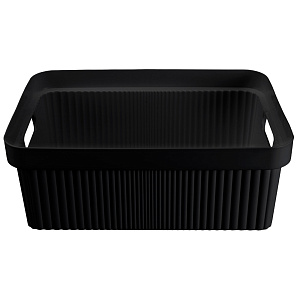 Ящик 13л 38х27х14,4см ECONOVA VELVET черный пластик 000000000001223396