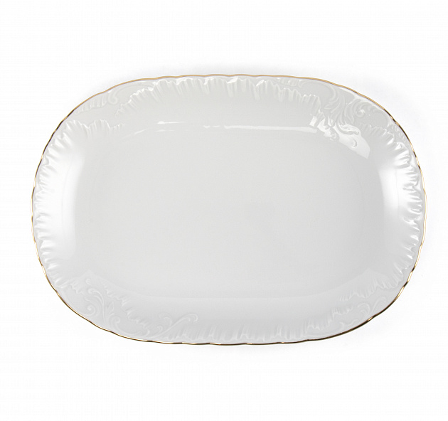 Набор столовой посуды 24 предмета CMIELOW Рококо Золотая отводка фарфор 000000000001216743