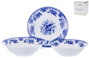 Н-р стол-й,13шт,6мелк.тар200мм+6сал750мл+1сал1100мл,гжель,пд/уп,103-02048 000000000001177832