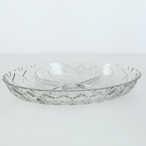 Менажница 28х18см LAROUS иранское стекло 000000000001211337