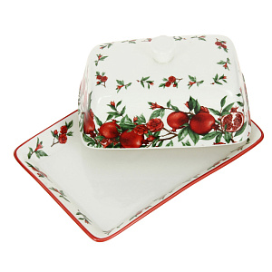 Масленка Гранаты Agness, 18х12х8 см 000000000001166370