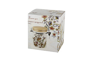 Банка для сыпучих продуктов 700 мл с клипсой п/упBright Ornamental,ZF6261-21 000000000001193115