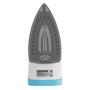 Утюг CENTEK CT-2348 BLUE 1800Вт керамическая подошва паровой удар самоочистка 200мл синий пластик 000000000001212428