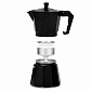 Кофеварка гейзерная 300мл индукция черный алюминий