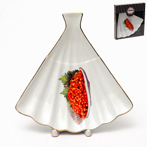 Икорница 20,5х21х3см GUTERWAHL Party Time Красная икра фарфор 000000000001197792