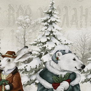 Фартук "Этель" Winter holidays 60х70см, 100% хлопок, саржа 190гр/м2 5215713 000000000001202374