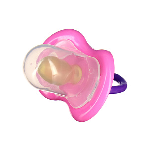 Соска-Пустышка Веселые животные Lubby, от 0 месяцев, латекс 000000000001135432