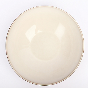Салатник 20см глубокий кремовый глазурованная керамика 000000000001213897