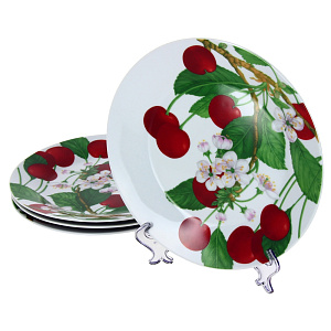 Набор столовый ESTETICA Вишня, фарфор, 20 предметов, M34007 000000000001094382