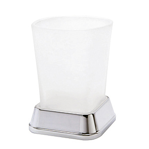 Стакан для зубных щеток Amper Wasserkraft, металл, стекло 000000000001159917