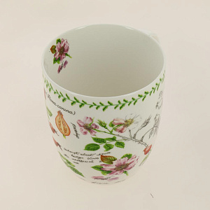 Кружка 420мл форма дерби Fruit garden (4 дизайна) фарфор костяной BD-M450-922 000000000001196842